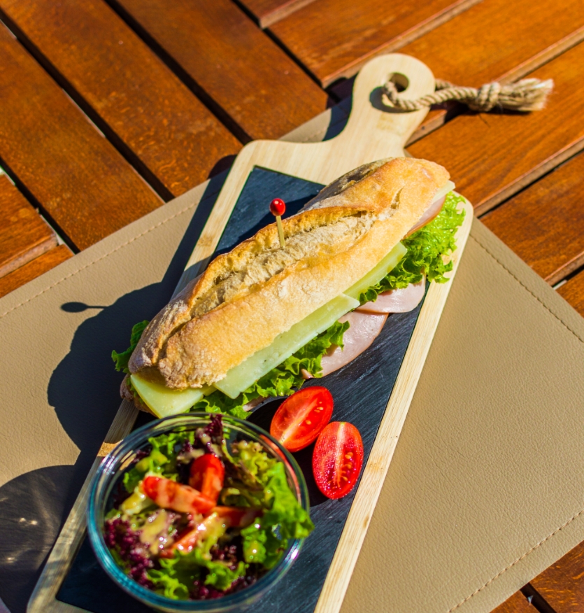 Snack at the restaurant